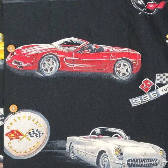 Paradise Found Shirt Chevy Cars Mens Size Large Made in Hawaii Corvette Stingray - Picture 12 of 12